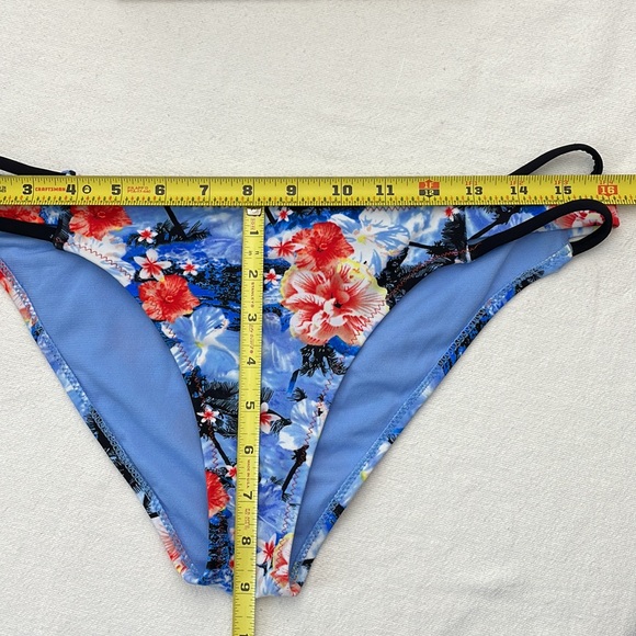 BINGO 2pc Bikini XL Hawaiian Floral surf Beach Swimsuit - Picture 9 of 16